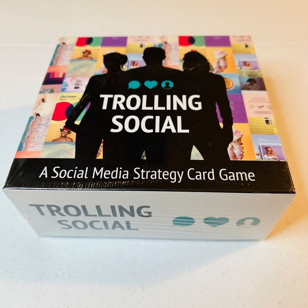 Trolling Social - Social Media Strategy Card Game 4-10 players Original Wrap